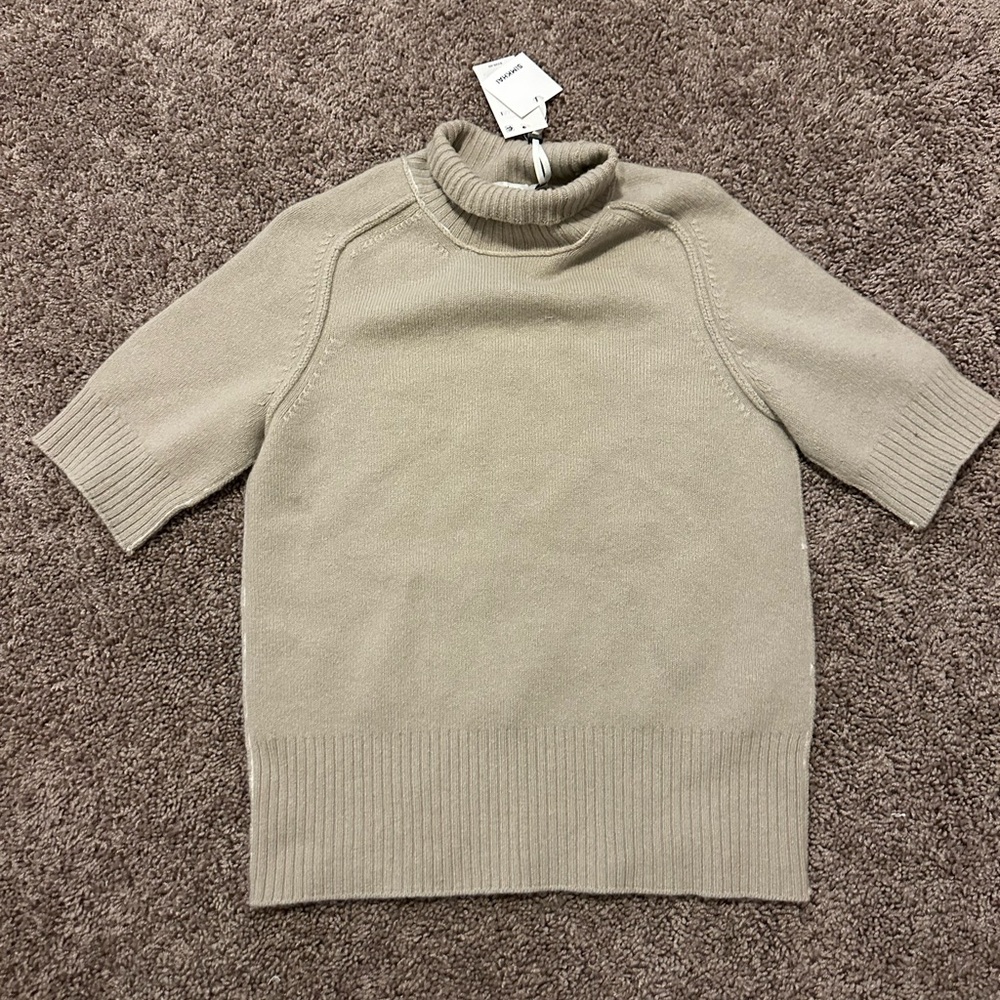 Elegant Taupe Turtleneck Sweater
